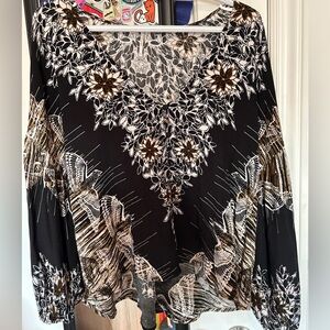 Free People Birds of A Feather Blouse